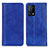 Funda de Cuero Cartera con Soporte Carcasa D03Y para Oppo K9 5G Azul