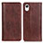 Funda de Cuero Cartera con Soporte Carcasa D03Y para Samsung Galaxy A23 5G SC-56C Marron