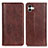 Funda de Cuero Cartera con Soporte Carcasa D03Y para Samsung Galaxy F04 Marron