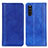 Funda de Cuero Cartera con Soporte Carcasa D03Y para Sony Xperia 10 III Azul