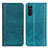 Funda de Cuero Cartera con Soporte Carcasa D03Y para Sony Xperia 10 III SO-52B Verde