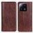 Funda de Cuero Cartera con Soporte Carcasa D03Y para Xiaomi Mi 13 5G Marron