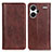 Funda de Cuero Cartera con Soporte Carcasa D03Y para Xiaomi Redmi Note 13 Pro+ Plus 5G Marron