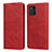 Funda de Cuero Cartera con Soporte Carcasa D04T para Oppo Find X3 5G Rojo