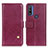 Funda de Cuero Cartera con Soporte Carcasa D04Y para Motorola Moto G Pure Morado