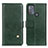 Funda de Cuero Cartera con Soporte Carcasa D04Y para Motorola Moto G50 Verde