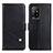 Funda de Cuero Cartera con Soporte Carcasa D04Y para Oppo F19 Pro+ Plus 5G Negro