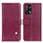 Funda de Cuero Cartera con Soporte Carcasa D04Y para Oppo F19s Morado