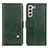 Funda de Cuero Cartera con Soporte Carcasa D04Y para Samsung Galaxy S23 Plus 5G Verde