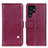 Funda de Cuero Cartera con Soporte Carcasa D04Y para Samsung Galaxy S23 Ultra 5G Morado