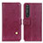 Funda de Cuero Cartera con Soporte Carcasa D04Y para Sony Xperia 1 III Morado