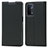 Funda de Cuero Cartera con Soporte Carcasa D05T para OnePlus Nord N200 5G Negro