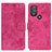 Funda de Cuero Cartera con Soporte Carcasa D05Y para Motorola Moto G Play (2023) Rosa Roja