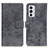 Funda de Cuero Cartera con Soporte Carcasa D05Y para OnePlus 9RT 5G Gris