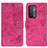 Funda de Cuero Cartera con Soporte Carcasa D05Y para OnePlus Nord N200 5G Rosa Roja