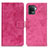 Funda de Cuero Cartera con Soporte Carcasa D05Y para Oppo A94 4G Rosa Roja