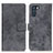 Funda de Cuero Cartera con Soporte Carcasa D05Y para Oppo K9 Pro 5G Gris