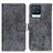 Funda de Cuero Cartera con Soporte Carcasa D05Y para Realme 8 4G Gris