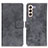 Funda de Cuero Cartera con Soporte Carcasa D05Y para Samsung Galaxy S21 FE 5G Gris