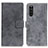 Funda de Cuero Cartera con Soporte Carcasa D05Y para Sony Xperia 10 III Gris