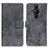 Funda de Cuero Cartera con Soporte Carcasa D05Y para Sony Xperia PRO-I Gris