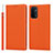 Funda de Cuero Cartera con Soporte Carcasa D06T para OnePlus Nord N200 5G Naranja