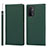 Funda de Cuero Cartera con Soporte Carcasa D06T para OnePlus Nord N200 5G Verde