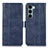 Funda de Cuero Cartera con Soporte Carcasa D06Y para Motorola Moto Edge S30 5G Azul