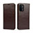 Funda de Cuero Cartera con Soporte Carcasa D07T para OnePlus Nord N200 5G Marron