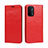 Funda de Cuero Cartera con Soporte Carcasa D07T para OnePlus Nord N200 5G Rojo