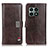 Funda de Cuero Cartera con Soporte Carcasa D07Y para OnePlus 10 Pro 5G Marron