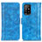 Funda de Cuero Cartera con Soporte Carcasa D07Y para Oppo A94 5G Azul Cielo