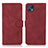 Funda de Cuero Cartera con Soporte Carcasa D08Y para Motorola Moto G50 5G Rojo