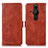 Funda de Cuero Cartera con Soporte Carcasa D08Y para Sony Xperia PRO-I Marron