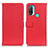 Funda de Cuero Cartera con Soporte Carcasa D09Y para Motorola Moto E30 Rojo