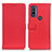 Funda de Cuero Cartera con Soporte Carcasa D09Y para Motorola Moto G Pure Rojo