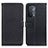 Funda de Cuero Cartera con Soporte Carcasa D09Y para OnePlus Nord N200 5G Negro