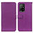 Funda de Cuero Cartera con Soporte Carcasa D09Y para Oppo A94 5G Morado