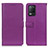 Funda de Cuero Cartera con Soporte Carcasa D09Y para Realme 8 5G Morado