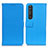 Funda de Cuero Cartera con Soporte Carcasa D09Y para Sony Xperia 1 III Azul Cielo