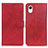 Funda de Cuero Cartera con Soporte Carcasa D10Y para Samsung Galaxy A23e 5G Rojo