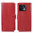 Funda de Cuero Cartera con Soporte Carcasa D11Y para OnePlus 10 Pro 5G Rojo