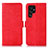 Funda de Cuero Cartera con Soporte Carcasa D11Y para Samsung Galaxy S23 Ultra 5G Rojo