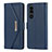 Funda de Cuero Cartera con Soporte Carcasa DT1 para Sony Xperia 5 III SO-53B Azul