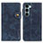 Funda de Cuero Cartera con Soporte Carcasa DY01 para Motorola Moto Edge S30 5G Azul