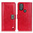 Funda de Cuero Cartera con Soporte Carcasa DY01 para Motorola Moto G Play (2023) Rojo