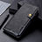 Funda de Cuero Cartera con Soporte Carcasa DY01 para Motorola Moto G10 Power Negro