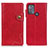 Funda de Cuero Cartera con Soporte Carcasa DY01 para Motorola Moto G50 Rojo