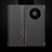 Funda de Cuero Cartera con Soporte Carcasa F01 para Huawei Mate 40E Pro 4G Negro