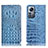 Funda de Cuero Cartera con Soporte Carcasa H01P para Xiaomi Mi 12S 5G Azul Cielo